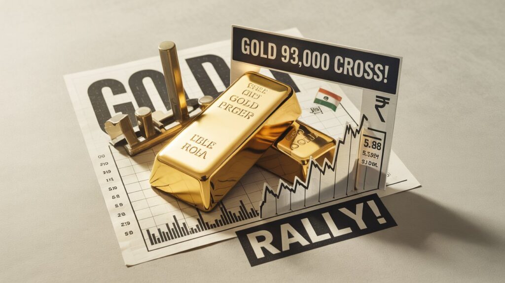Gold Price Crossed 93K